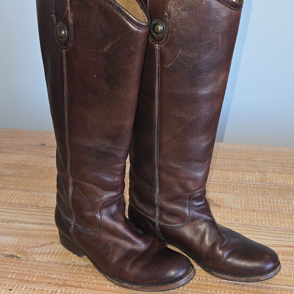 Frye Melissa Button in Cognac size 5.5